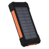 Solar Power Bank Dual USB Compact Waterproof  LED Light External Battery Charger With Hook