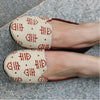Cherry Rune | Handcrafted Vegan Slip-On Womens Shoes