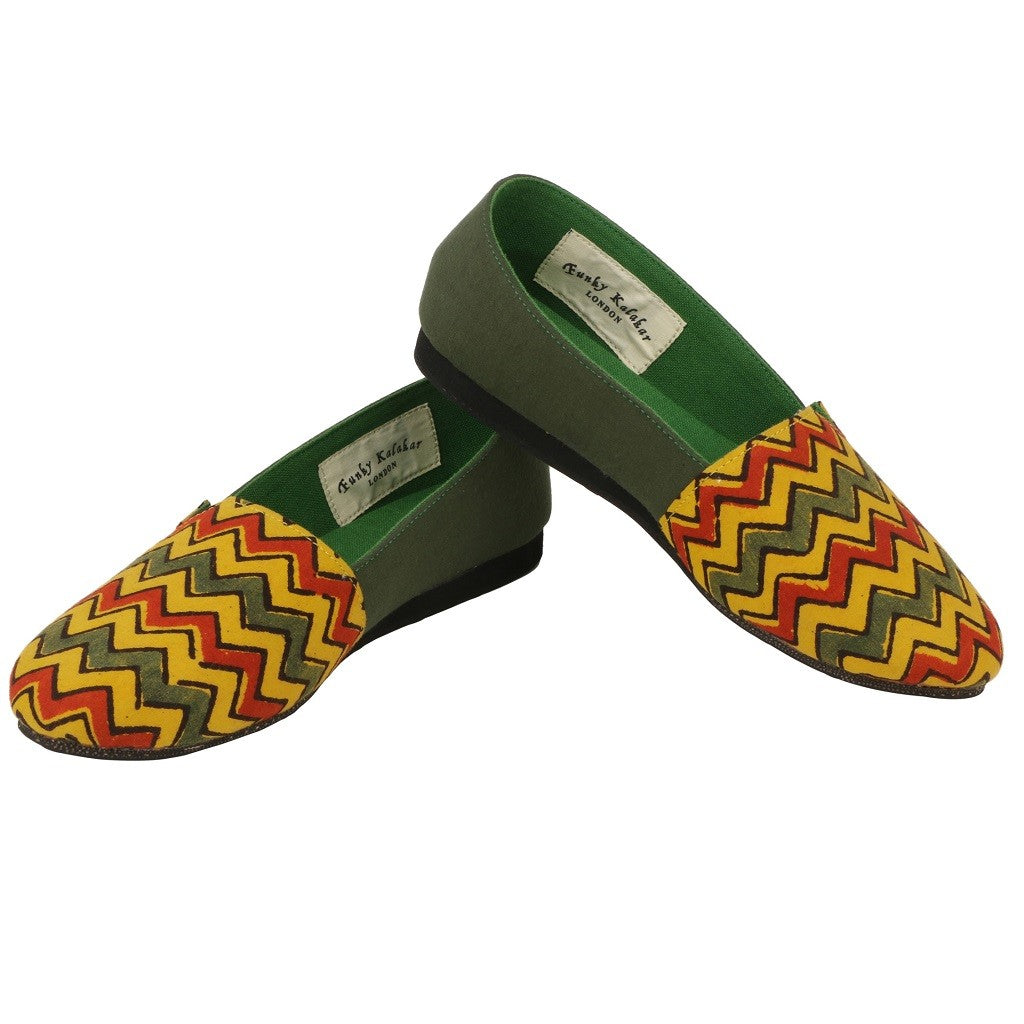 Pine Wave | Handcrafted Vegan Slip-On Womens Shoes